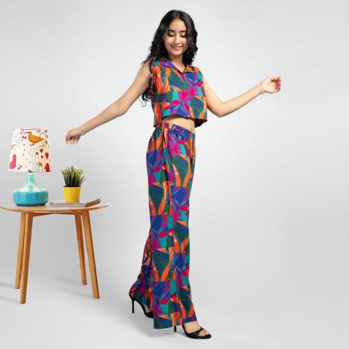 Multicolor Co-Ord Set