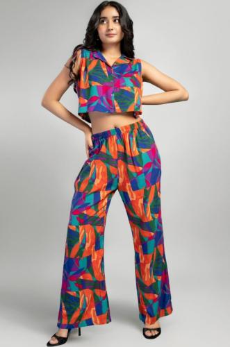 Multicolor Co-Ord Set